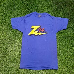 RARE VTG 80s Z-94 WZOU Boston Radio Station T-Shirt Womens XS (Tagged M)